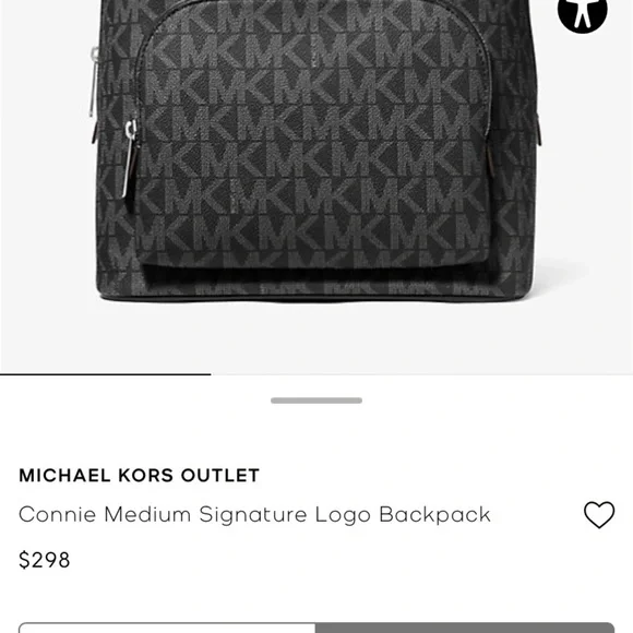 Michael Kors Brown and Black Backpack Connie Bag NWOT - Picture 13 of 13